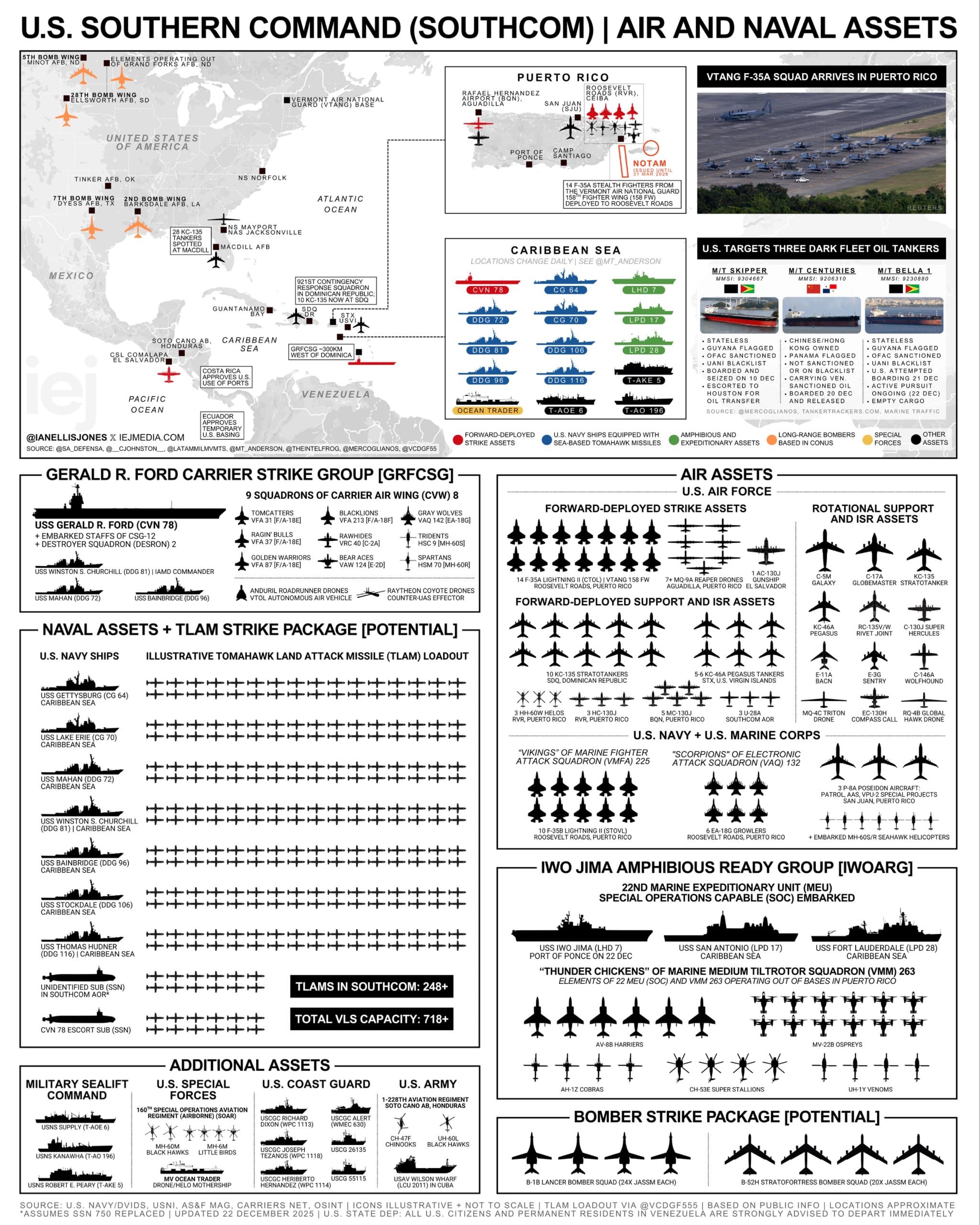14 F-35A fighters deployed to Puerto Rico as U.S. expands blockade