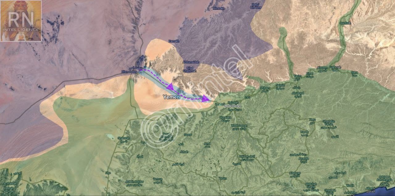 Saudi-backed Homeland Shield Forces deploy eastwards towards al-Khashaea