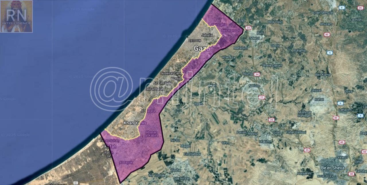 Israel seeks US support to annex over 50% of Gaza Strip borders