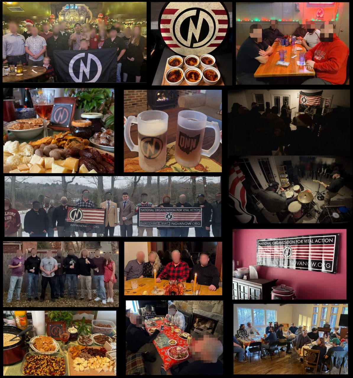 NOVA volunteers hold holiday gatherings to prepare for 2026 activism