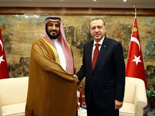 Erdogan discusses deepening Turkey-Saudi Arabia cooperation with MBS