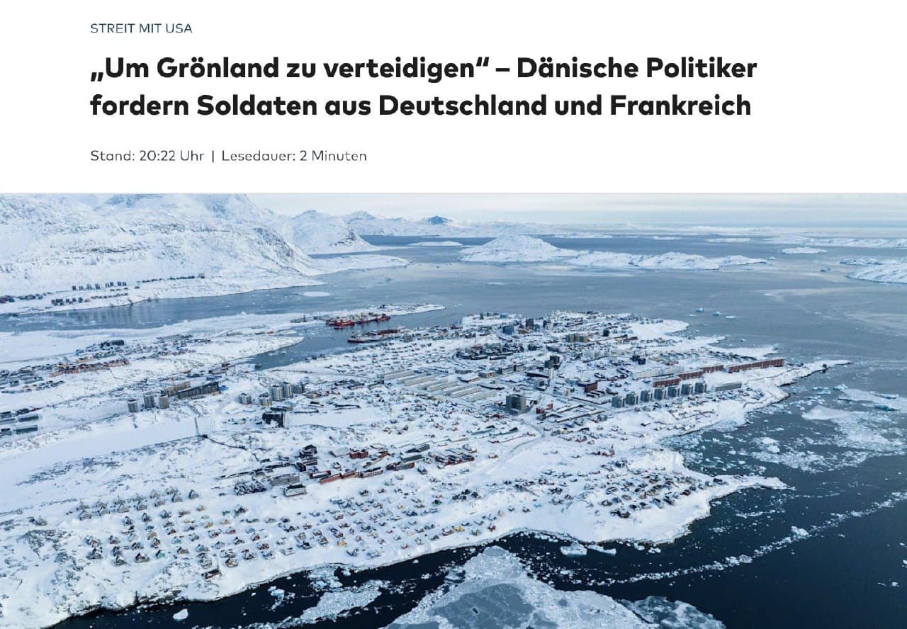 Danish politicians call for German and French troops in Greenland