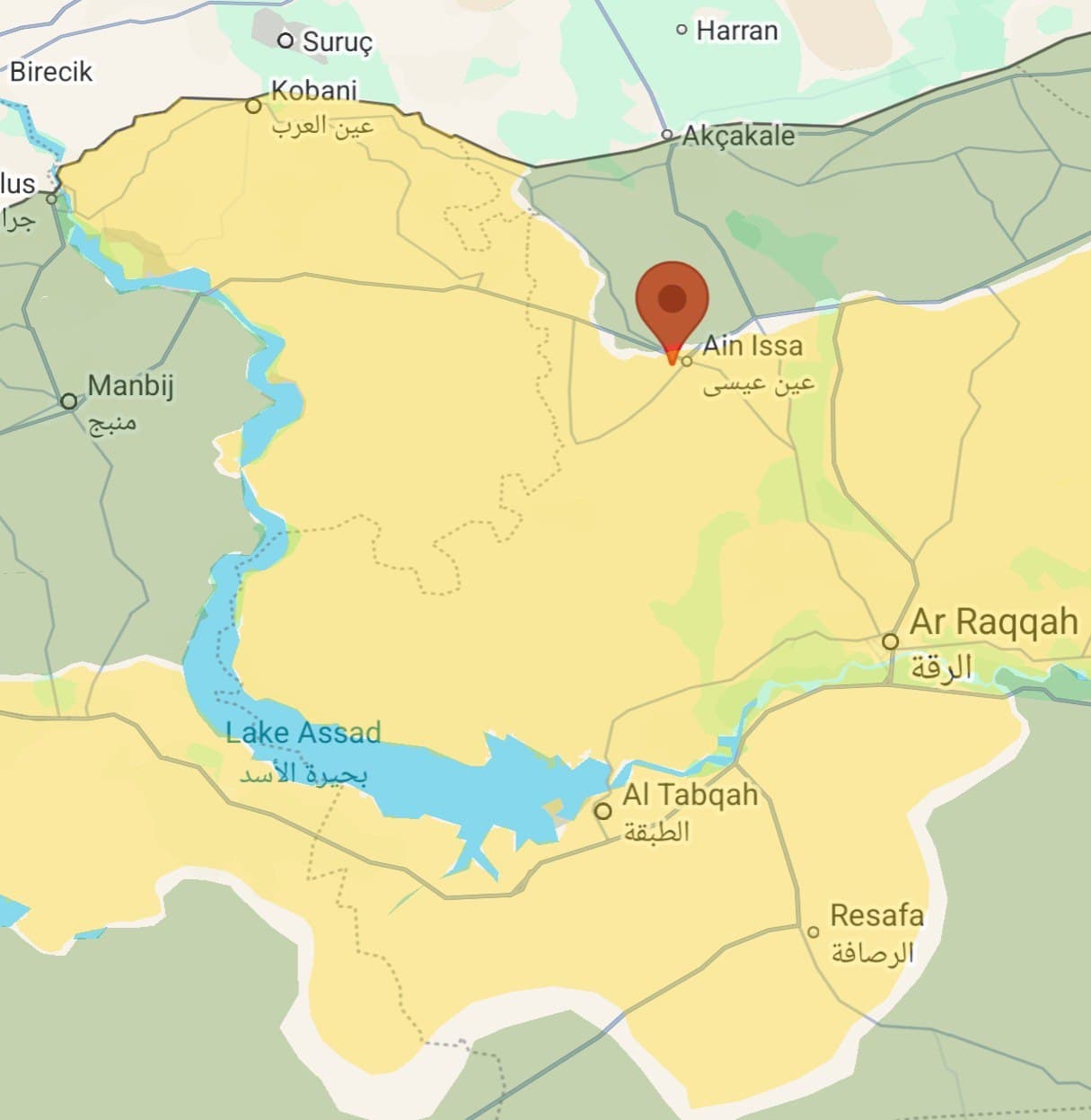 Clashes between SNA and SDF north of Ain Issa; Turkish drones enter Syria