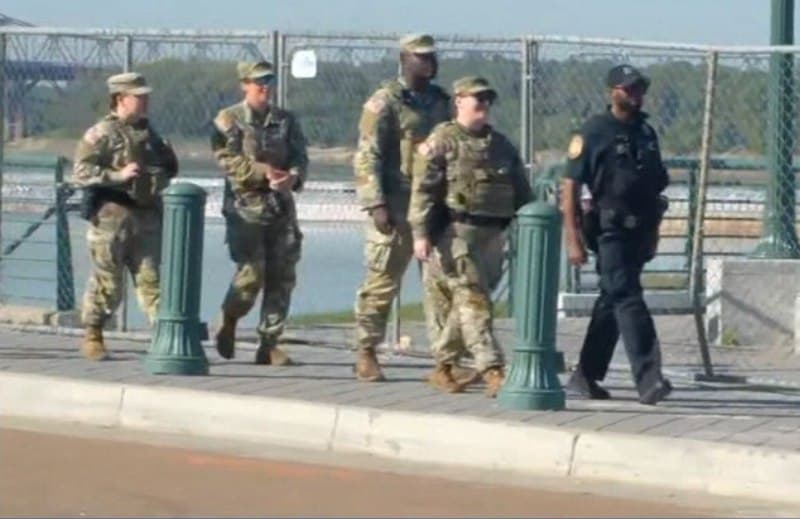 National Guard troops patrolling streets of Memphis, Tennessee