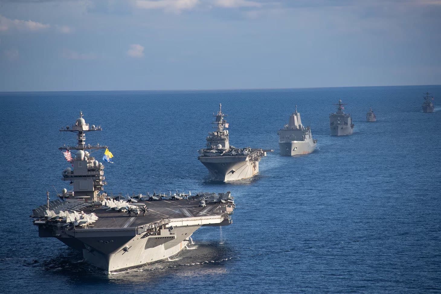 U.S. orders Gerald R. Ford Carrier Strike Group to deploy near Venezuela