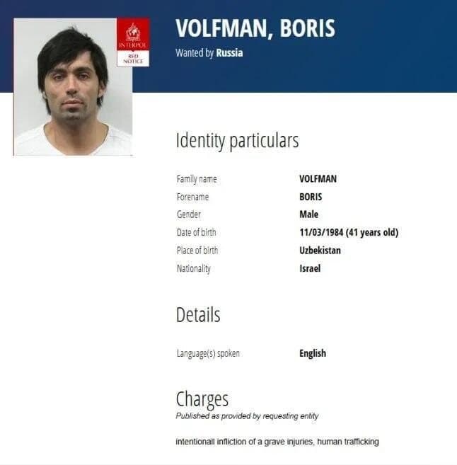 Russia arrests Israeli-Ukrainian Boris Wolfman for organ trafficking