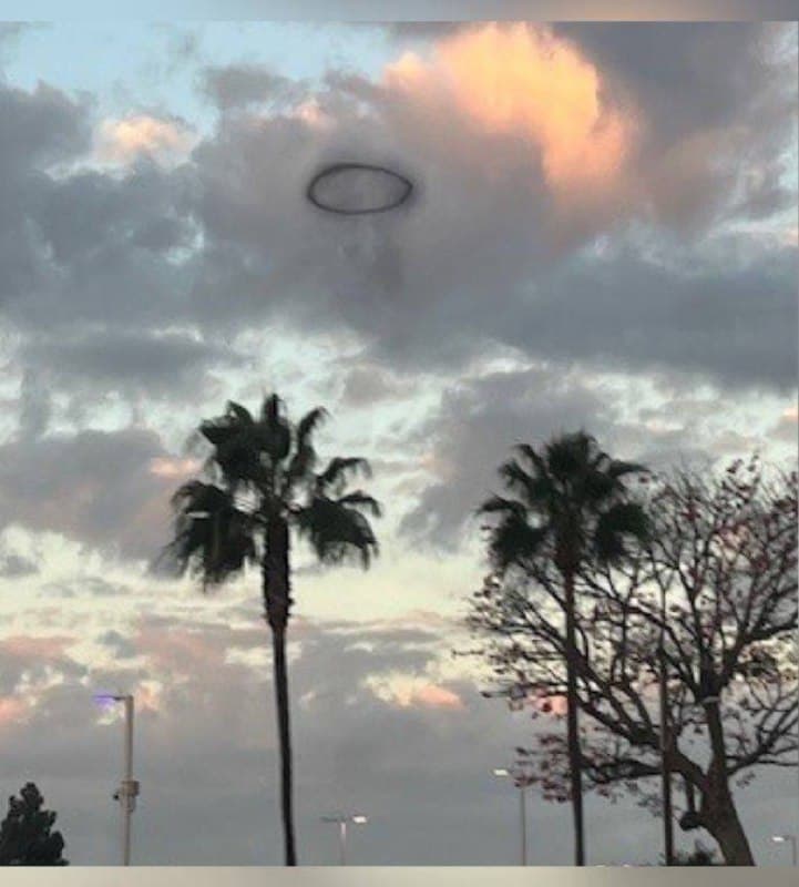 Mysterious black ring spotted floating over Disneyland in California