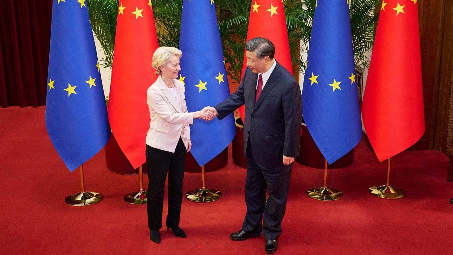 Xi Jinping hosts EU leaders for summit marking 50 years of ties