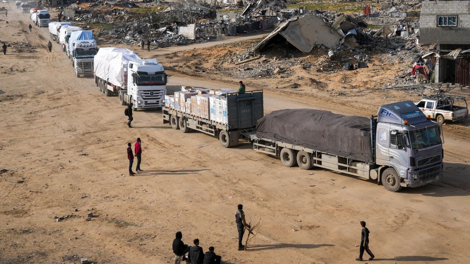 161 Aid Trucks Deliver Critical Supplies to Gaza Amid Humanitarian Crisis