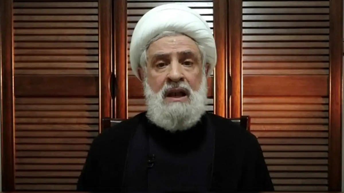 Hezbollah's Qassem Claims Disarmament Advocates Are 'Serving Israel' Amid Growing Lebanese Support