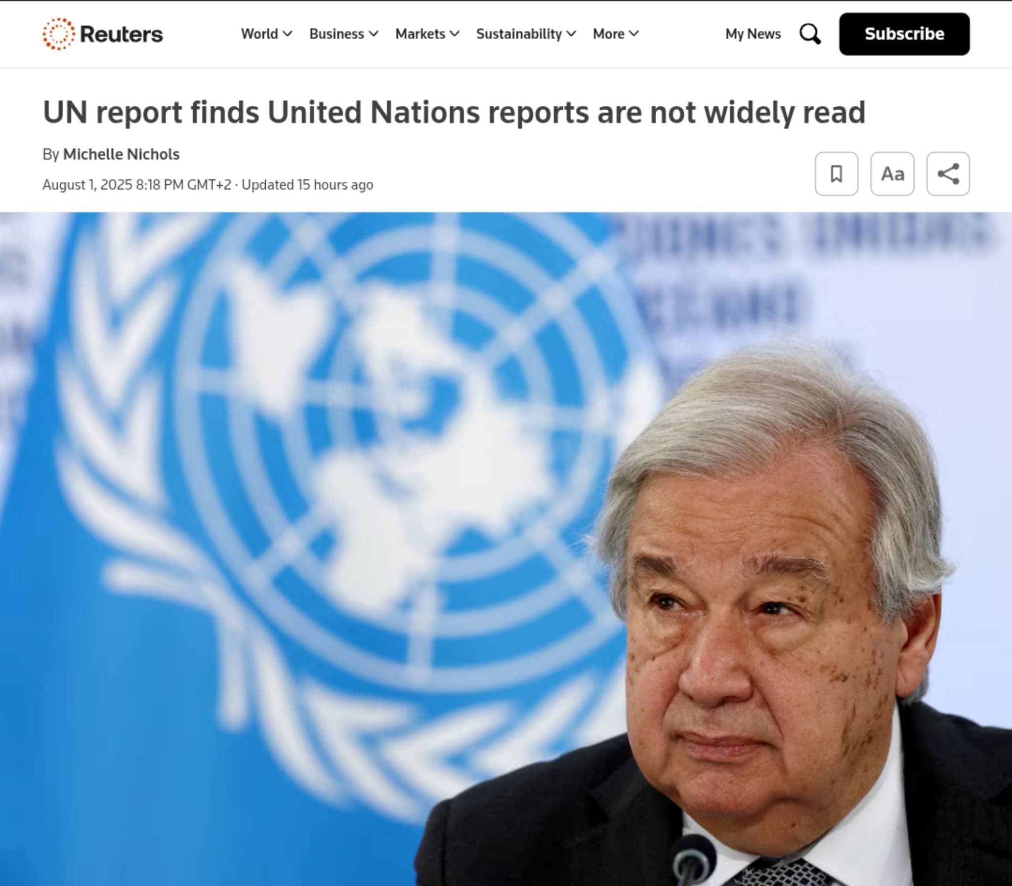 UN Report Reveals Alarming Trend: Most UN Documents Go Unread, Impacting Reform Efforts
