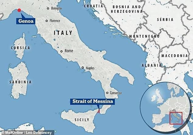 Italy Revives €13bn Messina Strait Bridge Project as Key NATO Military Asset