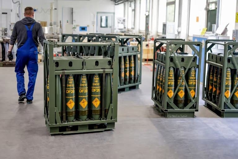 Rheinmetall to Boost Ukrainian Defense: Doubling Artillery Shell Production to 300,000 Annually by 2026