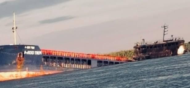 Ukrainian Forces Target Russian Cargo Ship, Disrupting Supply of Iranian Drone Parts