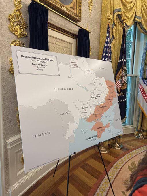 Breaking: Trump and Zelensky Meet in Oval Office Amid Ukraine Map Display
