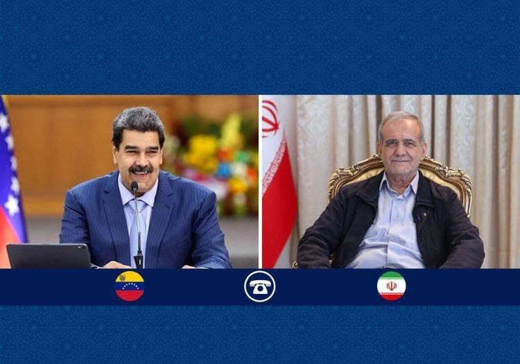 Maduro and Iran’s Pezeshkian Discuss Strengthening Ties Today