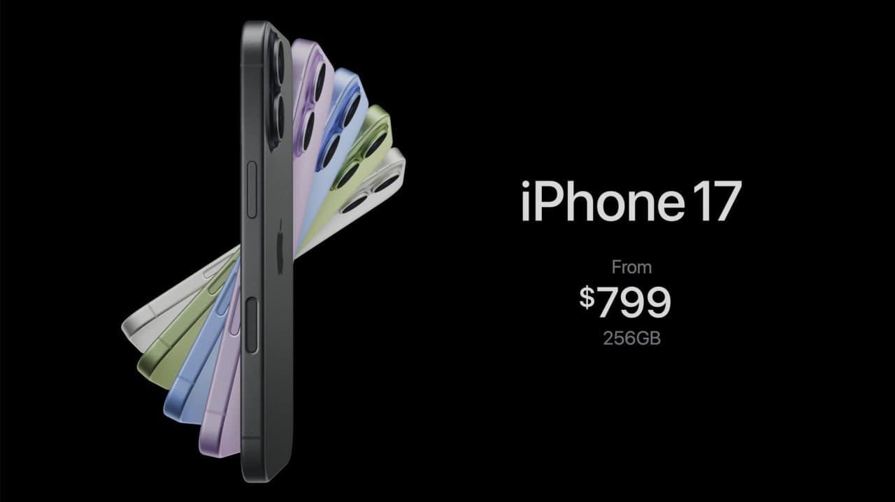 Apple Unveils iPhone 17 Lineup with Prices Starting at $799