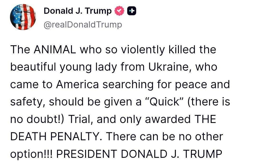 Trump Demands Death Penalty for DeCarlos Brown Jr. in Fiery Speech