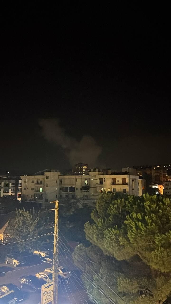At least eight injured in Israeli airstrike in Nabatiyeh, Lebanon