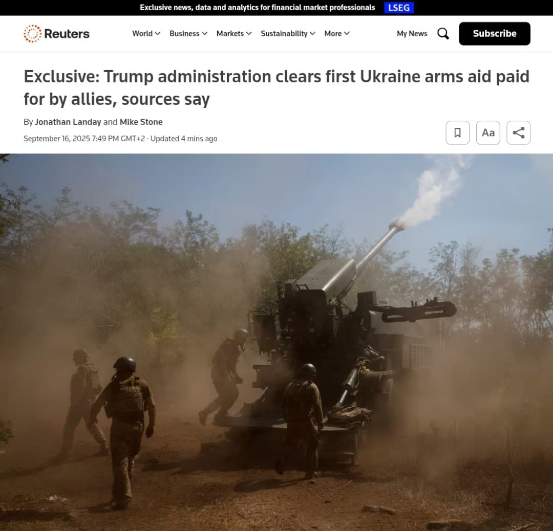 Trump Administration approves first NATO-funded U.S. weapons aid to Ukraine