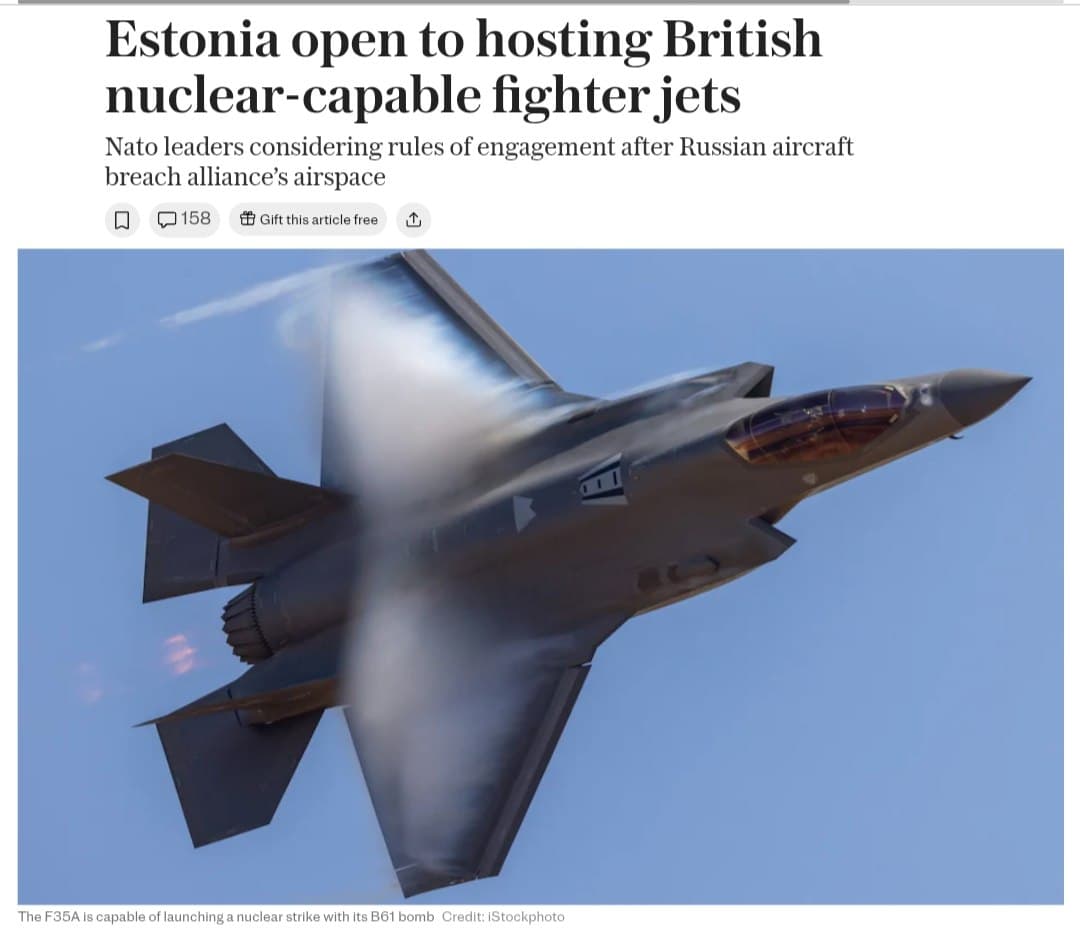 Estonia open to hosting British nuclear-capable fighter jets