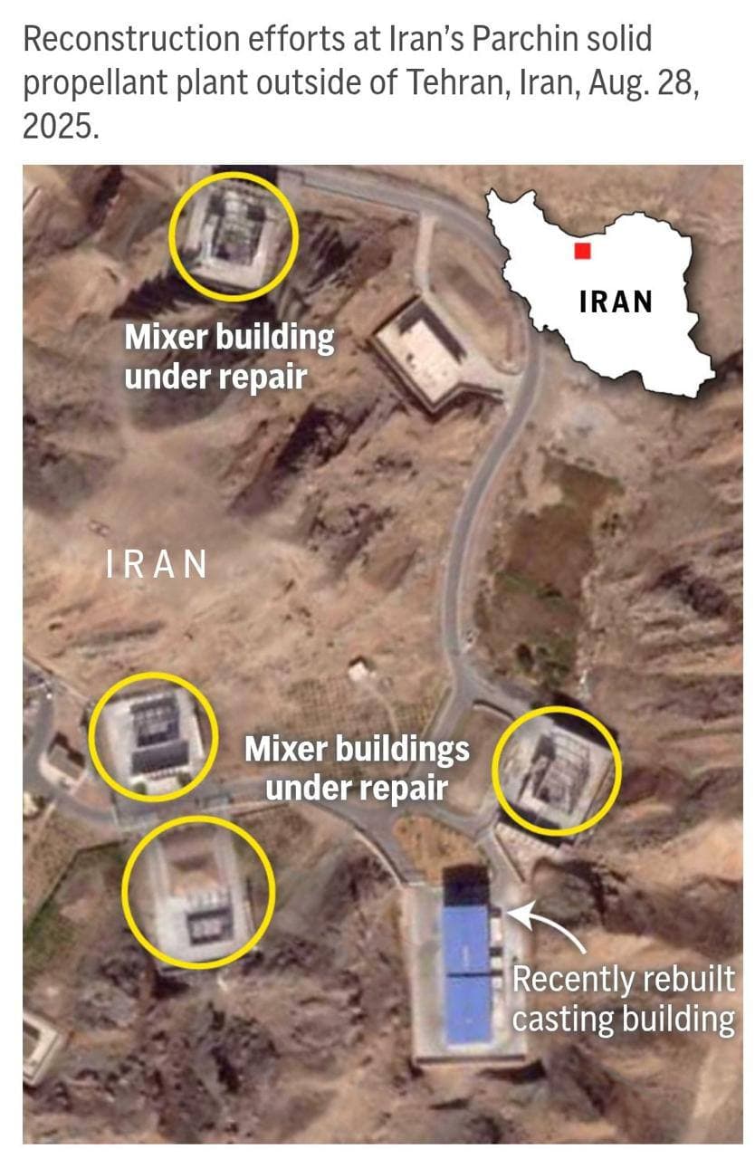 Iran begins rebuilding missile-production sites targeted by Israel