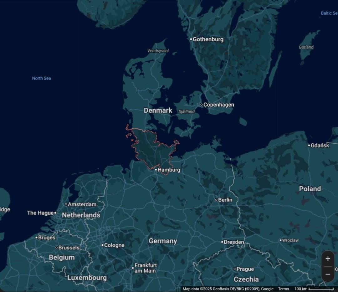 Multiple unknown drones reported over northern Germany's Schleswig-Holstein