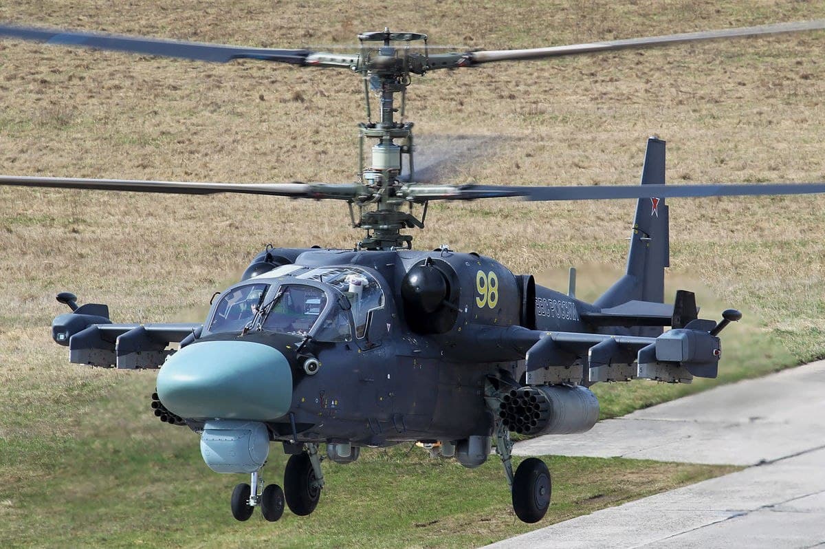 Ukrainian forces shoot down Russian Ka-52 helicopter, crew killed