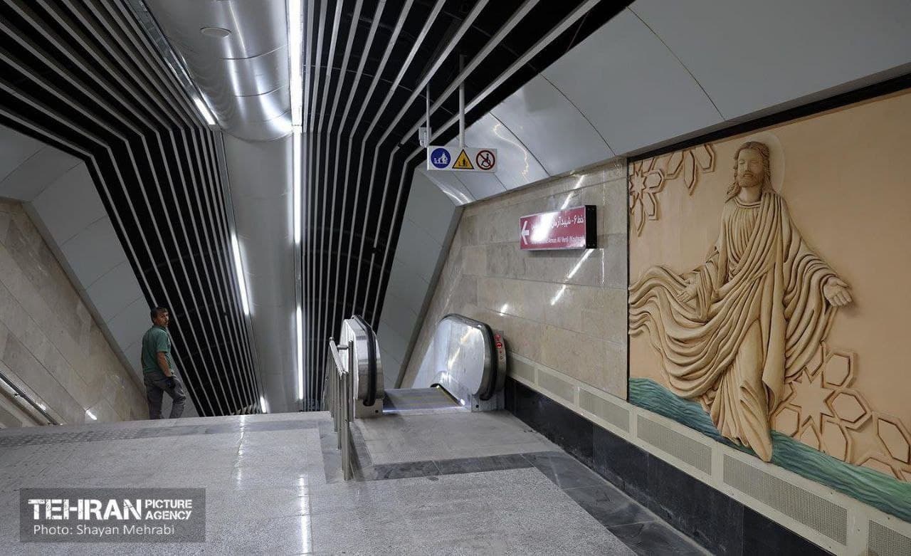 Metro station of Saint Mary opened in Tehran, Iranian capital