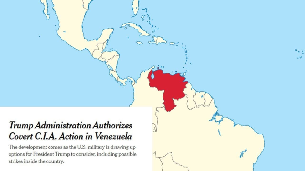 Trump administration authorizes CIA covert operations in Venezuela