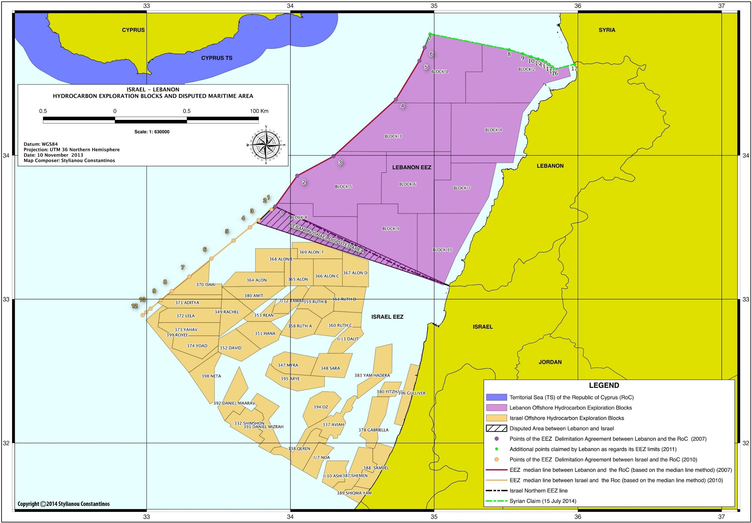 Lebanon and Greek Cypriot Administration sign maritime border agreement