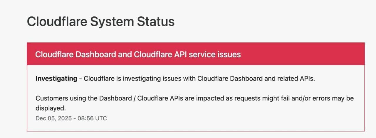 Cloudflare outage disrupts services for Perplexity AI, Epic Games Store, Zoom, Google Meet, and Canva
