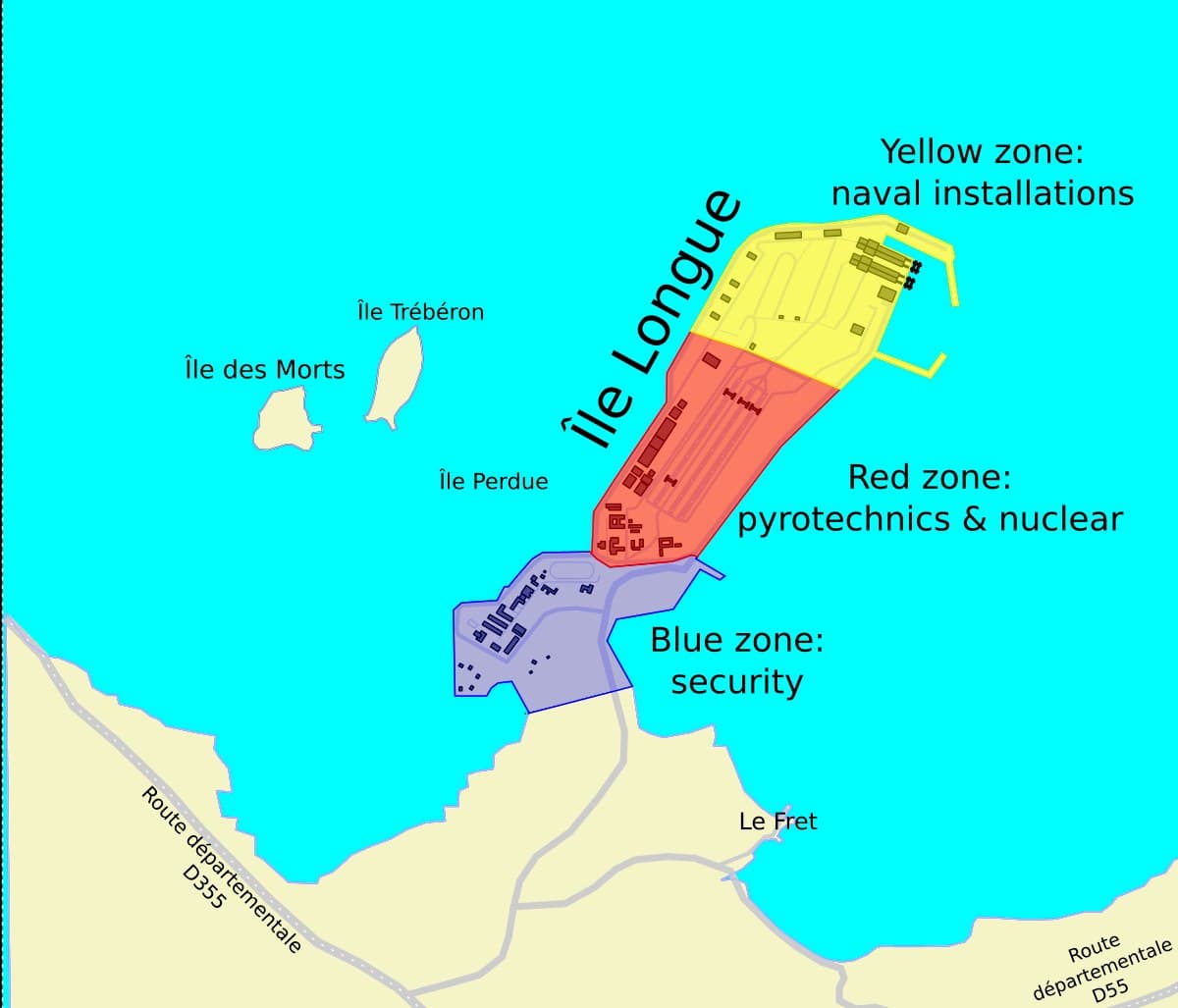 French Naval Fusiliers Open Fire on Drones Over Île Longue Base