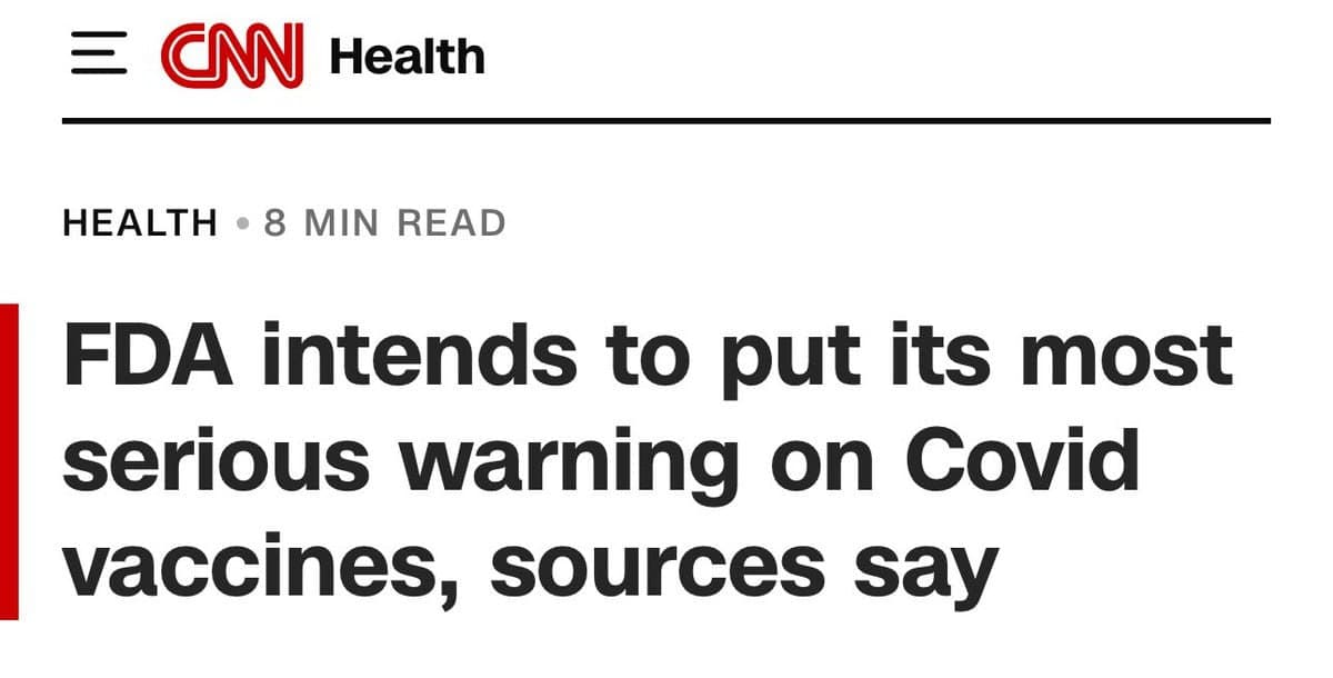 FDA to issue most serious warning on Covid vaccines