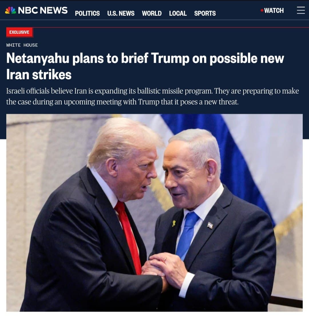 Netanyahu to brief Trump on possible new Iran strikes