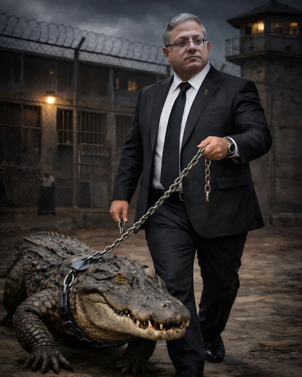 Itamar Ben Gvir proposes prison for terrorists surrounded by crocodiles