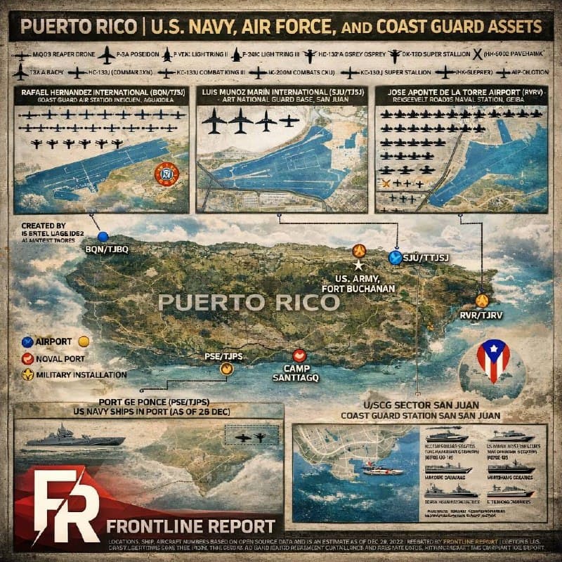 U.S. military deploys advanced aircraft to Puerto Rico for Caribbean operations