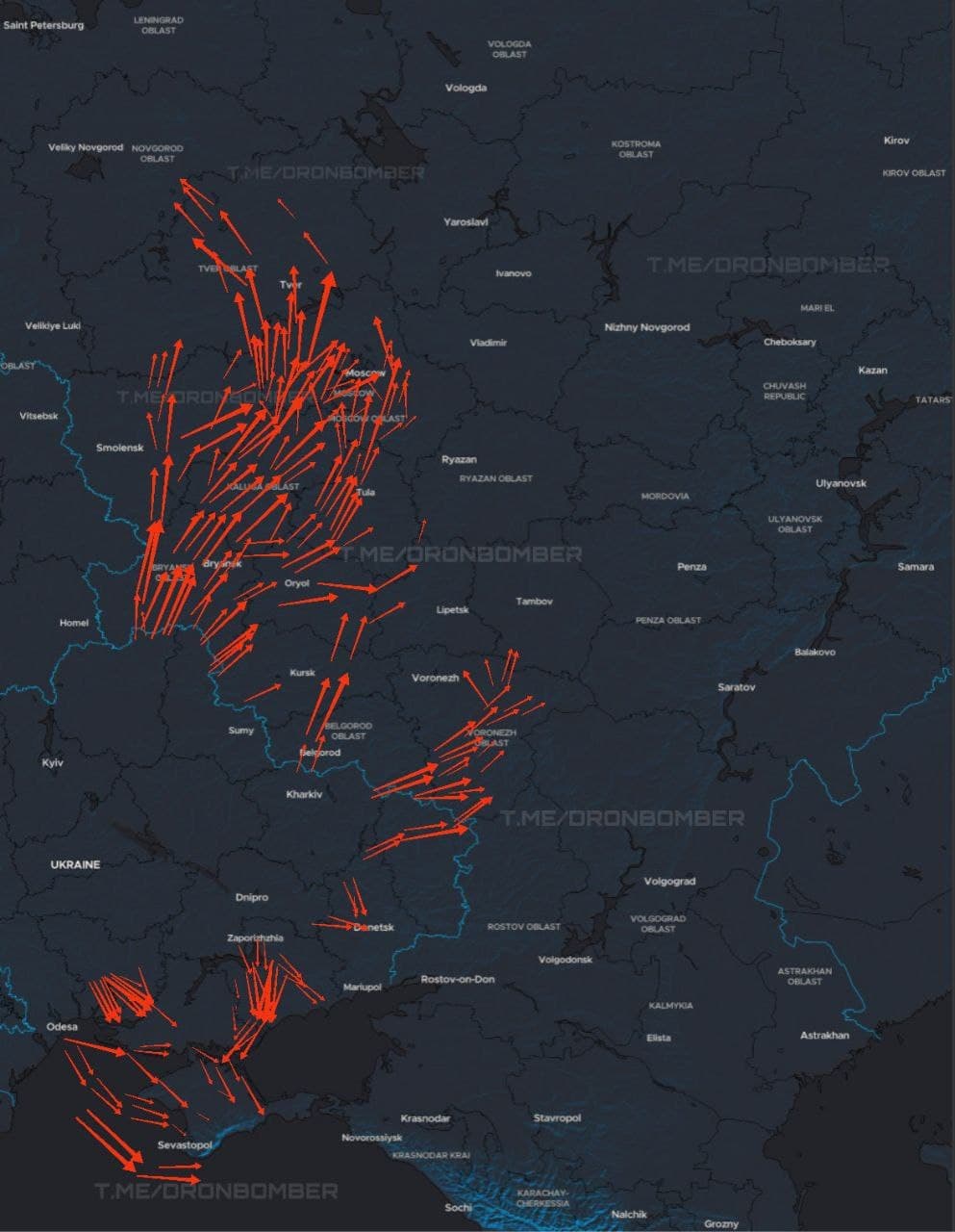 Ukraine launches drone attack on Russia, causing power outages in Moscow