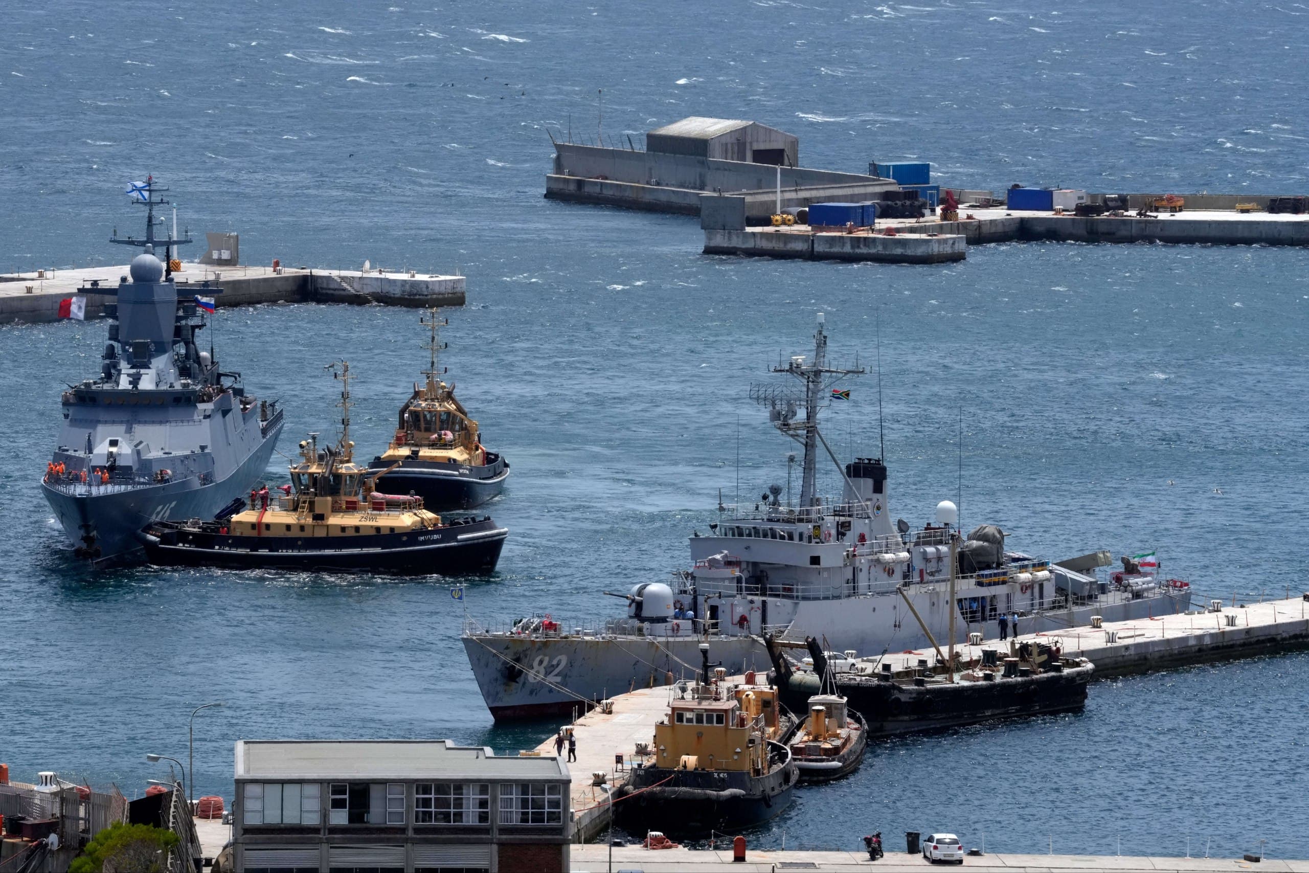 South Africa launches joint naval exercise with China, Russia, and Iran