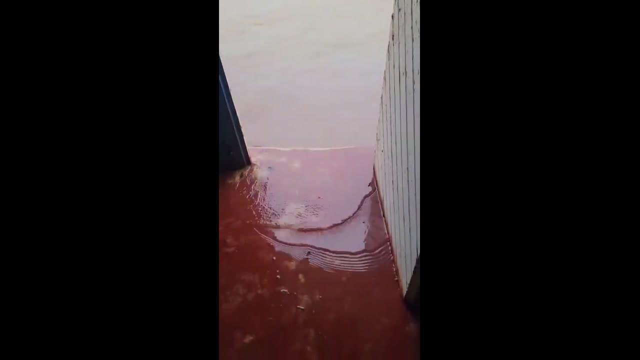 [Video] Storm surge recorded in Frenchman's Bay, Treasure Beach, Jamaica