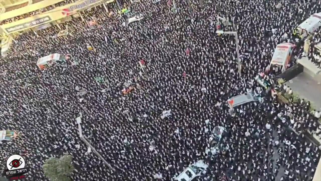[Video] Tens of thousands of Orthodox Jews protest mandatory IDF conscription in Jerusalem