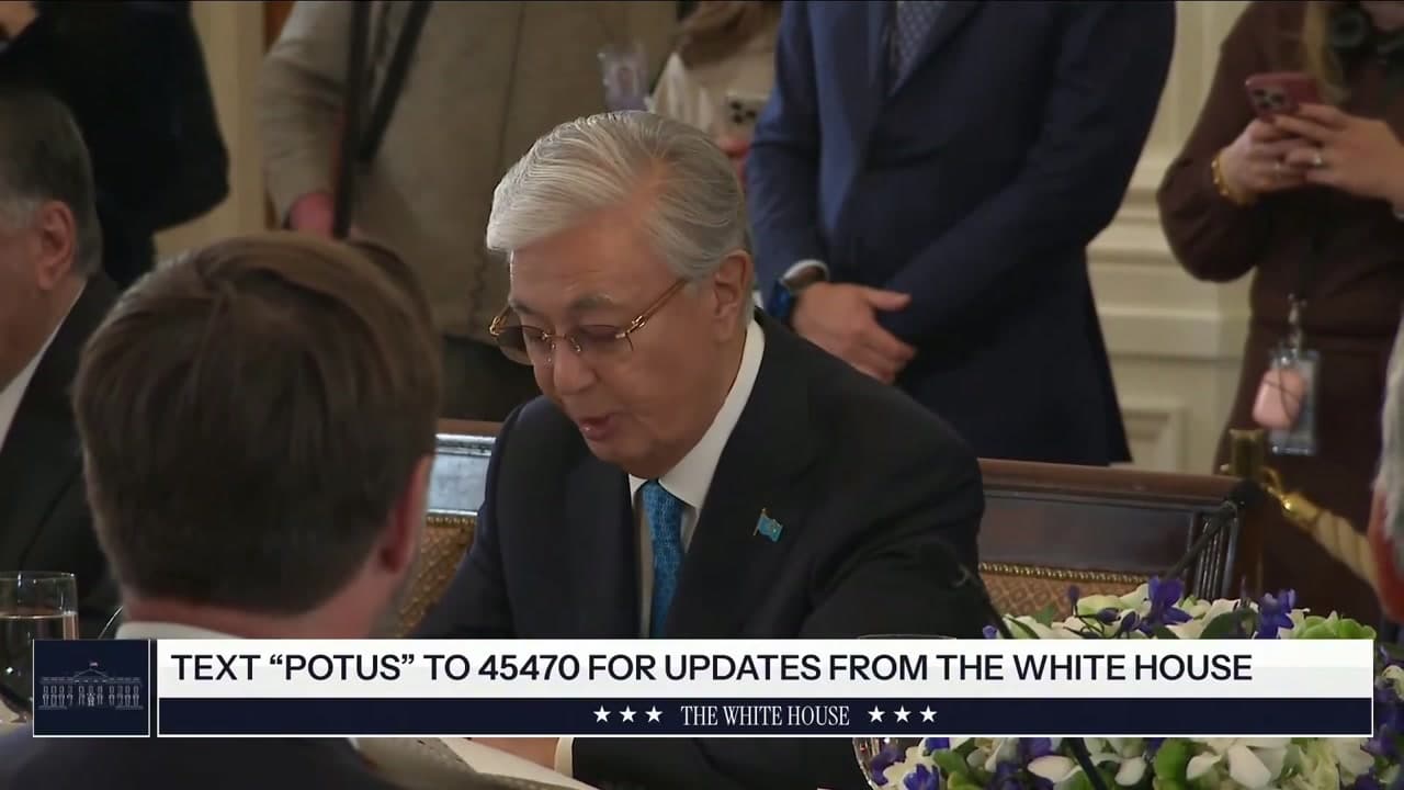 [Video] Kazakh President Tokayev calls Trump 'great statesman sent by heaven'