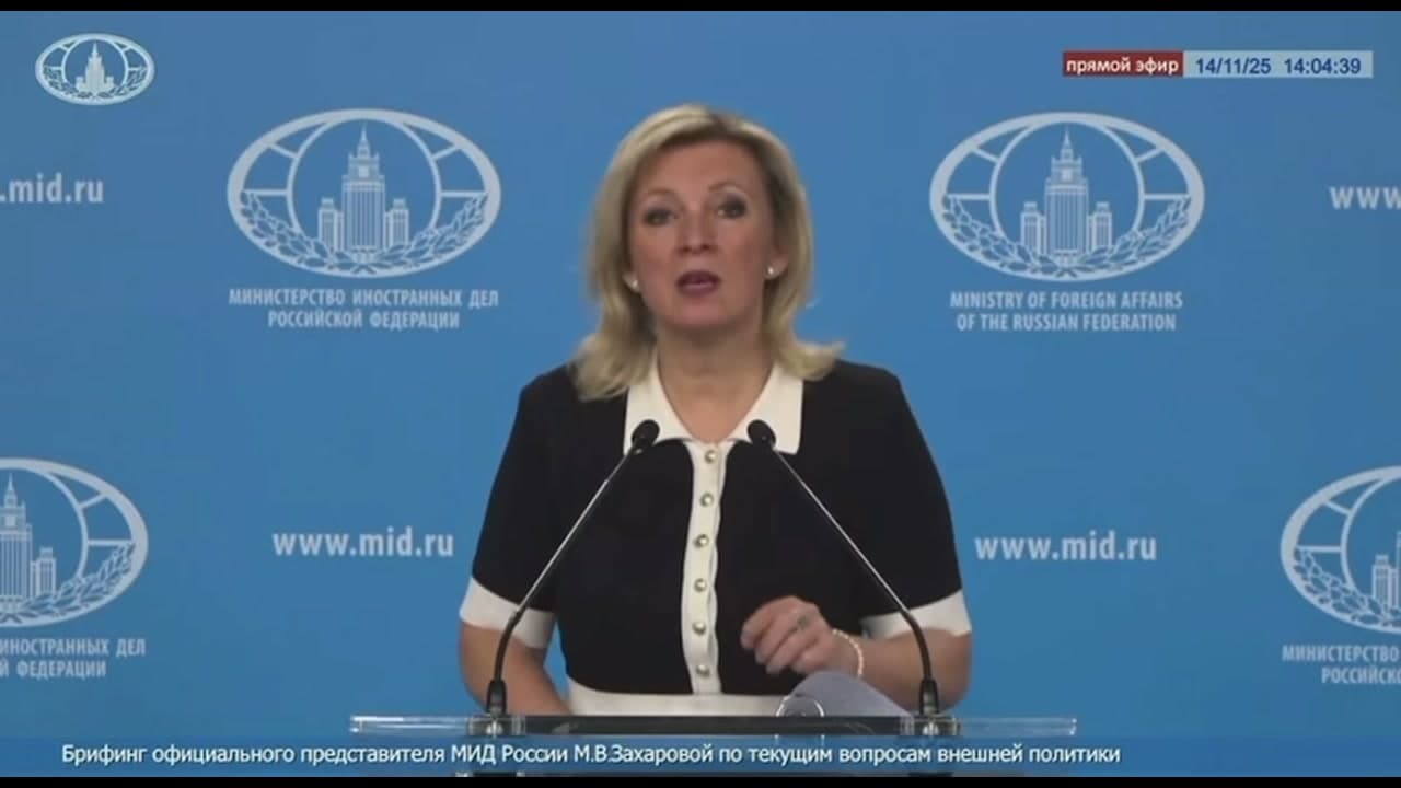 [Video] Russian MFA spokesperson Zakharova criticizes Ukraine for removing statues