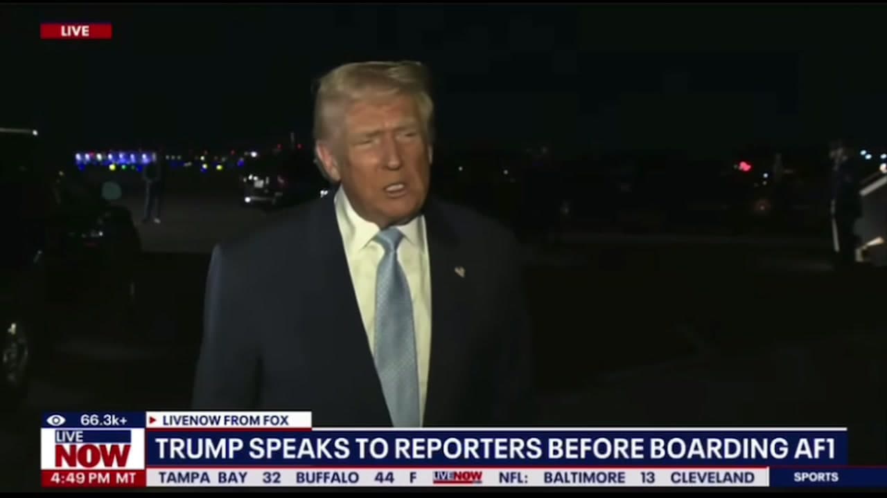 [Video] Trump says he may discuss talks with Maduro