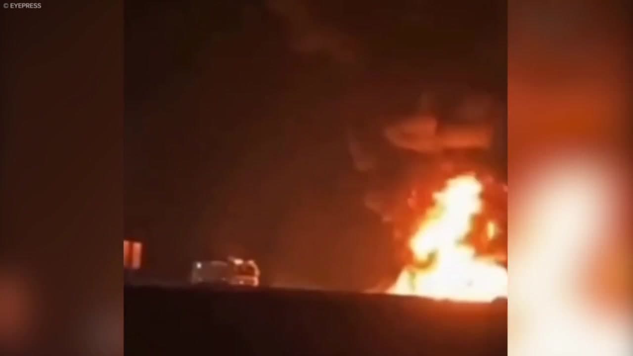 [Video] At least 45 Indian Umrah pilgrims killed in bus-tanker collision near Medina