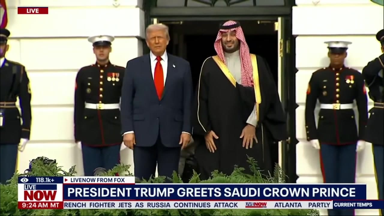 [Video] Trump welcomes Saudi crown prince to White House for F-35 arms deal