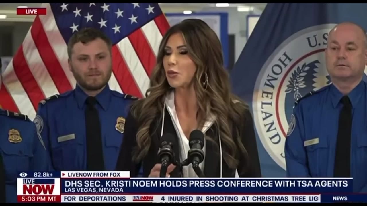 [Video] DHS Secretary Noem announces $1 billion investment in airport security technology