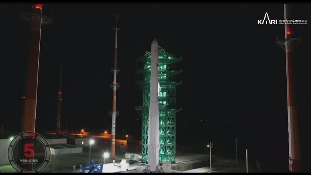 [Video] South Korea launches Nuri rocket, deploying 13 satellites into orbit