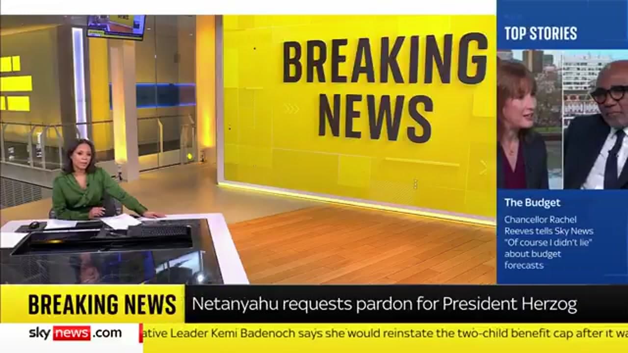[Video] Netanyahu submits formal pardon request to President Herzog