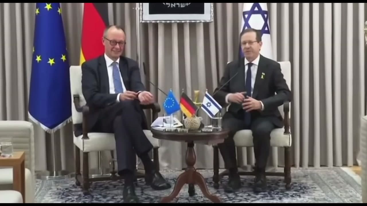 [Video] Israeli President Herzog urges Germany to play key role against Tehran